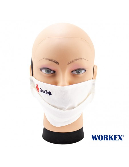 MASCARILLA RECTANGULAR CRUZ ROJA