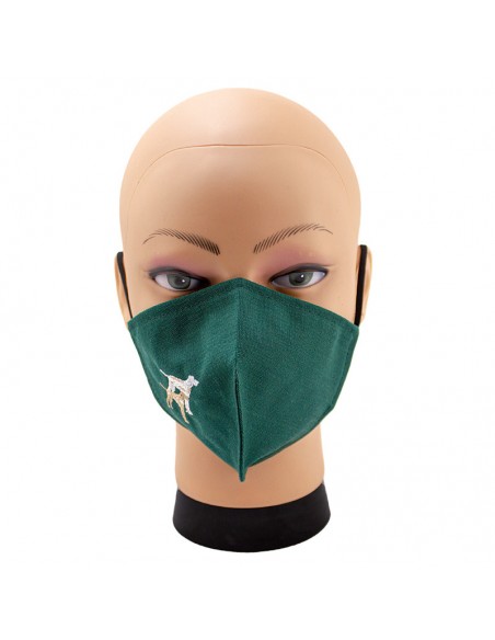 MASCARILLA PICOPATO PERROS VERDE