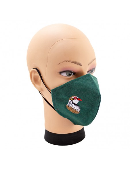 MASCARILLA PICOPATO PERDIZ VERDE