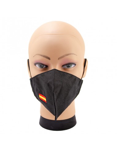 MASCARILLA PICOPATO ESPAÑA NEGRA