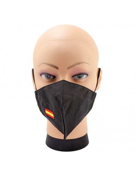 MASCARILLA PICOPATO ESPAÑA NEGRA